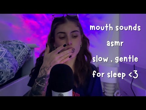 ASMR for sleep: pure mouth sounds (NO talking, slow, gentle)