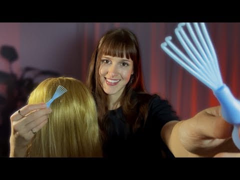 ASMR Kopfmassage 🩷 Die BESTEN TINGLES zum Einschlafen