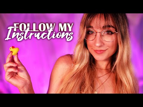 Soft & Slow ASMR | Do As I Say to Fall Asleep 💕 (Follow My Instructions)