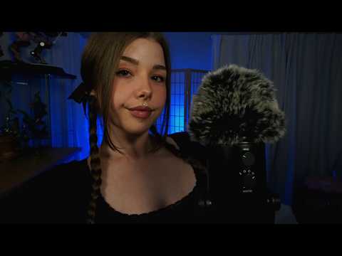 ASMR mic brushing and kisses on Blue Yetti