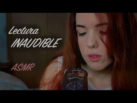 ASMR Lectura Inaudible RELAJANTE | Binaural Unintelligible reading | Helsusurros