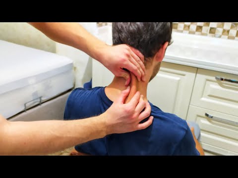 ASMR NECK MASSAGE | Relaxing BACK Massage | LEG Massage