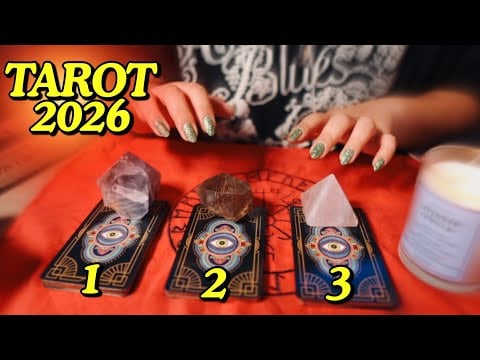 ASMR La energía del año 2026 💫 Qué te aconseja el Tarot? Elige una carta ✨
