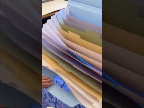 ASMR Ecostash Accordion Folder Unboxing #shorts