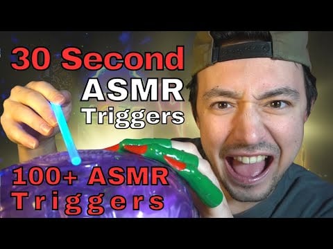 ASMR | 30 Second ASMR Triggers 🔥 | 100+ ASMR Triggers❗| ⚡ Fast & Unpredictable ASMRT