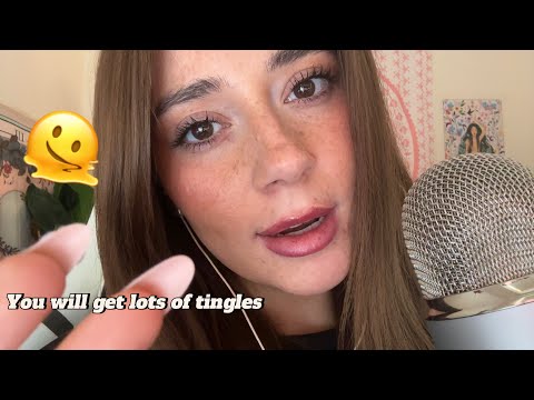 ASMR That Will Make Your Eyes Heavy ( spit paint, mouth sounds & more)