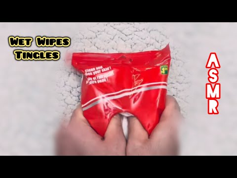 Wet Wipes Tingle Sounds ASMR💧🎧🎶