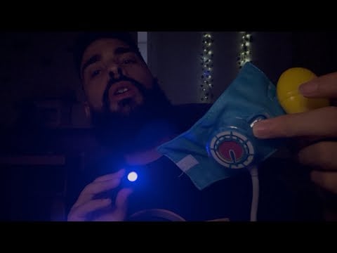 ASMR TEST DES 5 SENS 👨🏽‍⚕️