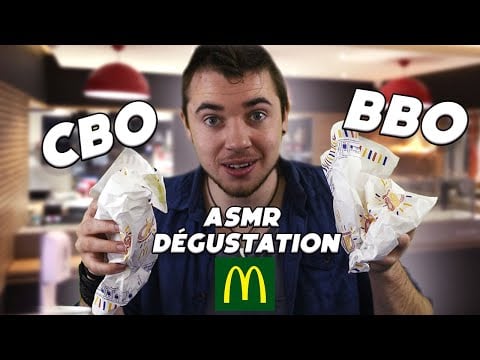 ASMR : MCDO : CBO VS BBO ? DÉGUSTATION INTENSE 🍔