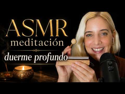 ASMR MEDITACIÓN PARA DORMIR 😴 calmar el ESTRÉS y las TENSIONES
