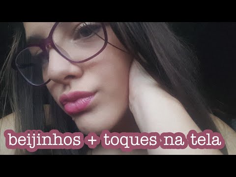 ASMR INTENSO • beijinhos + toques na tela!