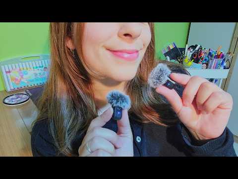 Primeiro ASMR: Sons de objetos aleatórios, muito tapping e sons de boca 😴💤