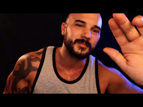 ASMR | Protective Friend Puts You to Sleep ✭ Face Tracing ✭ Hair Brushing ✭ Oil Massage