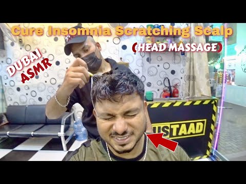 ASMR | Cure Insomnia Scratching Scalp Head Massage 🇦🇪