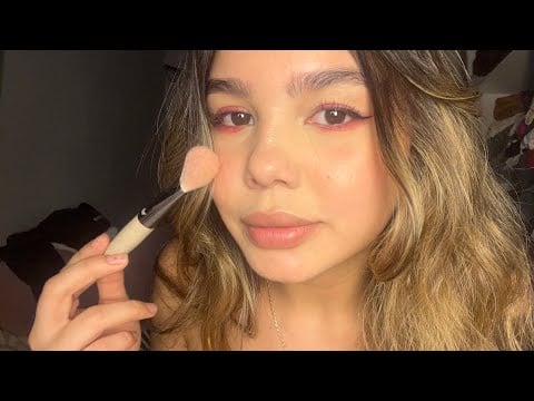 ASMR | ME MAQUIANDO PARA GRAVAR ✨❤️ 