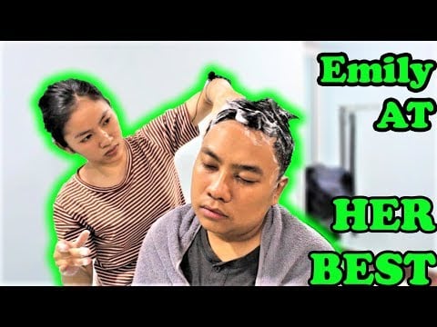 Emily ASMR Relaxing Shampoo Head and Body Massage | Emily AT HER BEST