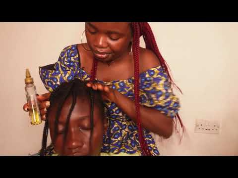 ASMR SCALP OILING, MASSAGE AND SCRATCHING FOR DEEP SLEEP 😴...