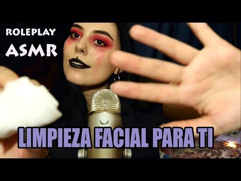 ASMR ESPAÑOL Atención personal, cuidado facial.