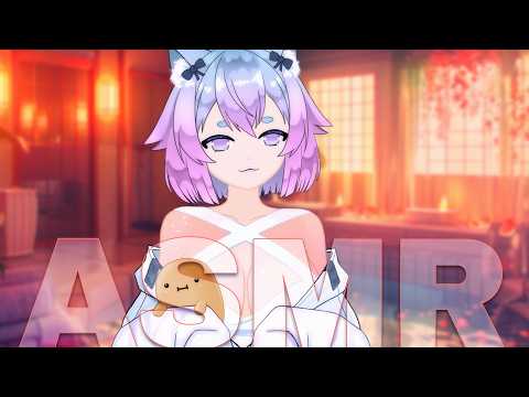 [ASMR] Day Spa Treatment with a Cute Cat [Ear Massage, Brain Melt]