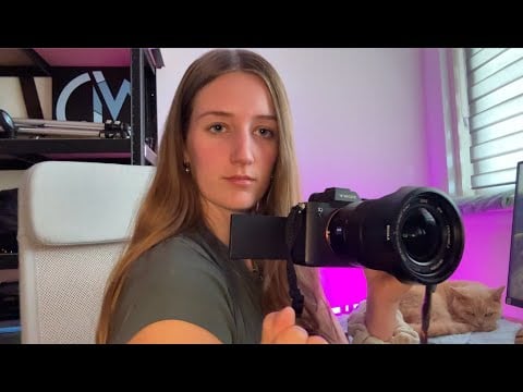 ASMR Taking pictures of you (personal attention, measuring you)