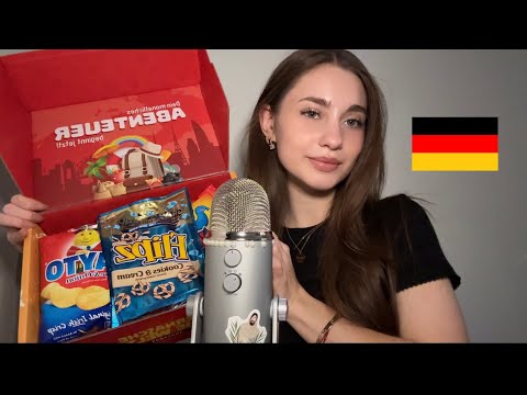 ASMR Trying Irish Snacks 🇮🇪 (in German⚠️)