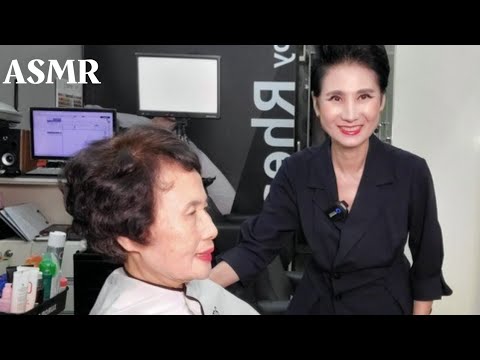 Korean ASMR Hair Salon: Ultimate Relaxation with Haircut & Styling Sounds