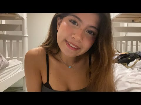 ASMR best friend wakes you up after a sleep over (soft spoken roleplay)