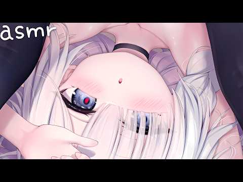 your kawaii girlfriend puts you to bed ～ fast tapping, ear kisses & tingles 🎧♡