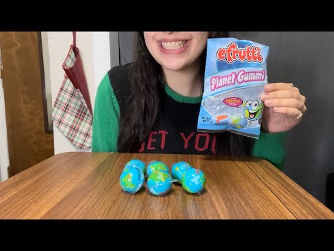 PLANET GUMMI ASMR EATING 🌍*SOFT, SQUISHY SOUNDS*