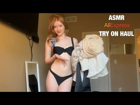 ASMR Try On Haul - AliExpress Anniversary Sale