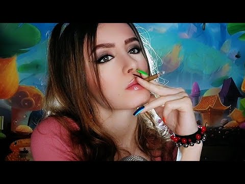 ASMR 🚬 Smoking Mini Cigar For The First Time 😻