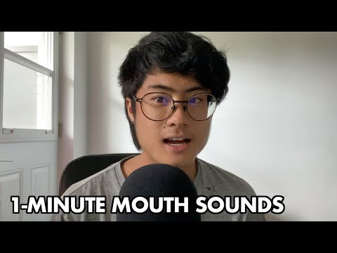 1 Minute FAST Mouth Sounds and Trigger Words for TINGLES! | YamASMR
