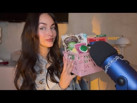 ASMR cozy DM haul 🛍️ (whispering, tapping & relaxing sounds)