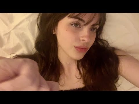 lofi sleepy asmr (tapping, hair sounds, affirmations)