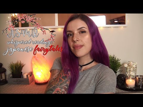 #ASMR whispered reading: Japanese Fairytales - English version (intense whispering)