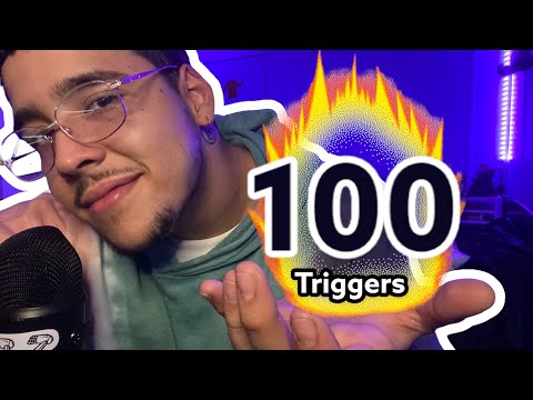 100 TRIGGERS UNDER 4 Minute | ASMR  [ Fast&Aggressive] lofi