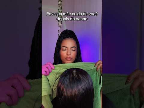 Pode dormir agora filhinha #asmrbrasil #asmr #visualtingle
