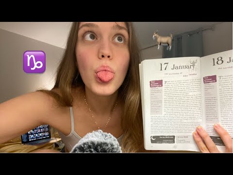 ASMR January 17th Birthday Astrology Reading