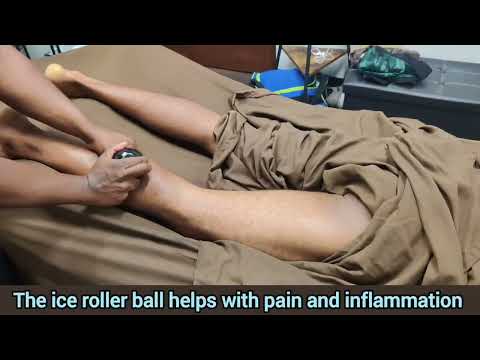 Ice Roller Ball and Hot Stones Massage - That Good Pain Sports Massage - Houston