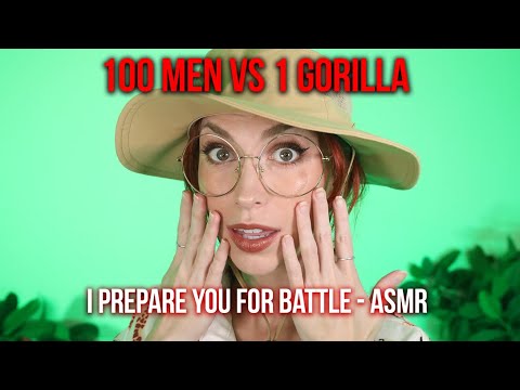 ASMR ROLEPLAY | 100 MEN vs 1 GORILLA - Zoo Keeper Preps You For Battle