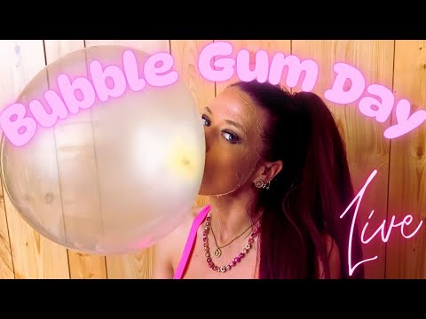 CELEBRATE Bubble Gum Day with me Amanda Lynn live  🥰🥳