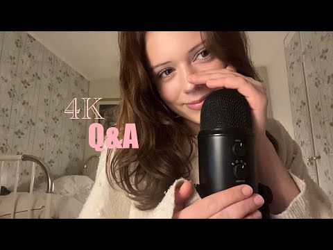 Asmr~4K special(Q&A)🎀