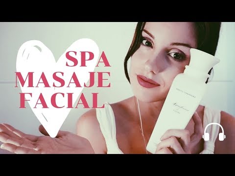 ASMR en Español 🐚 Roleplay SPA 🐚 Masaje facial con loción.