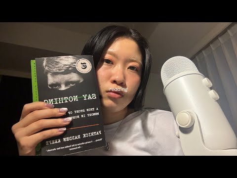 asmr reading 'say nothing' (whisper)