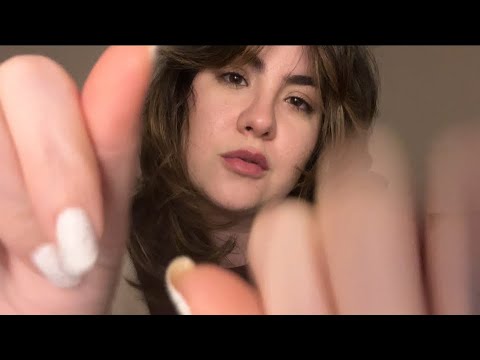 Asmr sons de mão, boca e outros  (hand movements / plucking )