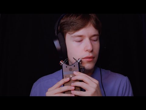 Close Tascam ASMR Whispers and Mic Touching