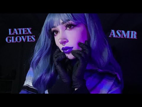 Latex Gloves & Knit Gloves ASMR | Mic Rubbing, Fabric Scratching, Whispering
