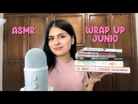 ASMR | mis lecturas de junio 🤍📖 #asmrespañol