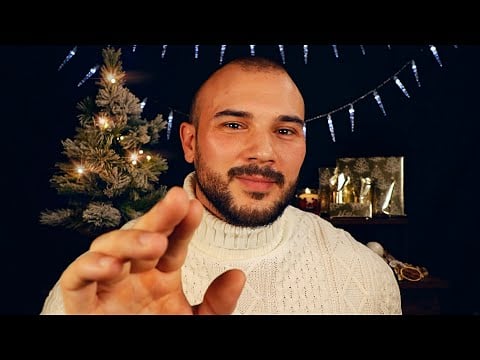 Gentle ASMR Face Treatment at Christmas 🎄 The Safest Place in ASMR 💆🏻‍♂️ Male Personal Attention