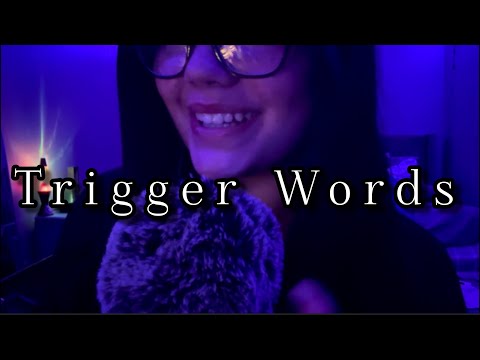 ASMR Repeating my Subscribers favorite Trigger Words 🗣️